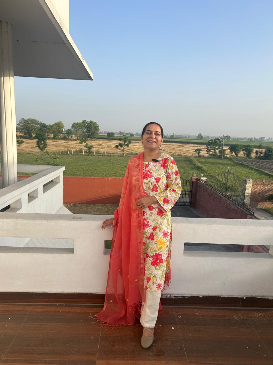 Multi Color Cotton Block Printed Kurta