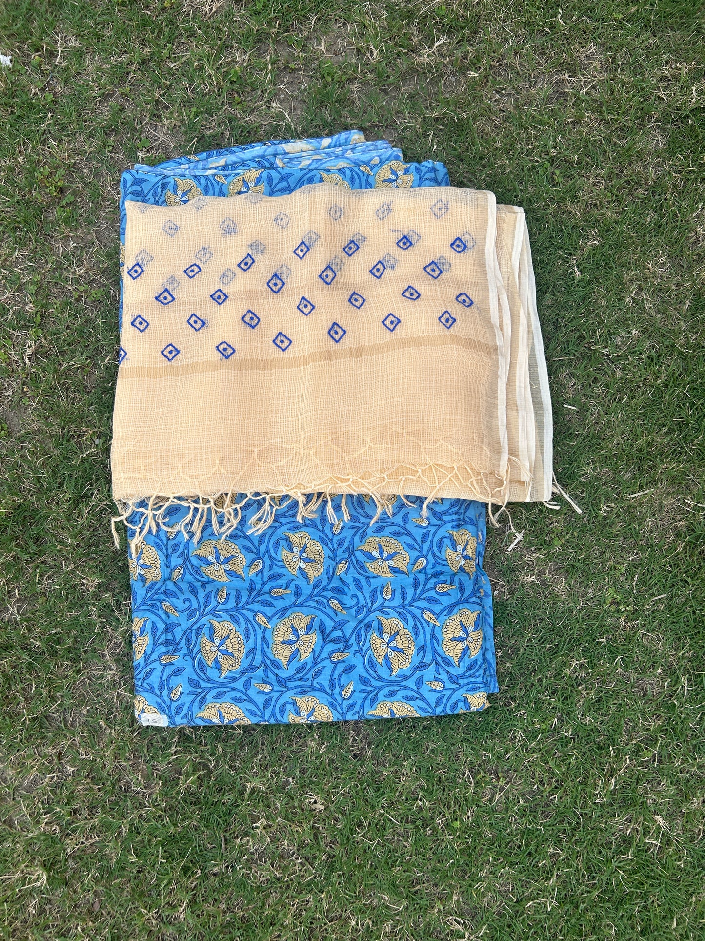 Chikankari Dupatta Cotton Kurta Fabric